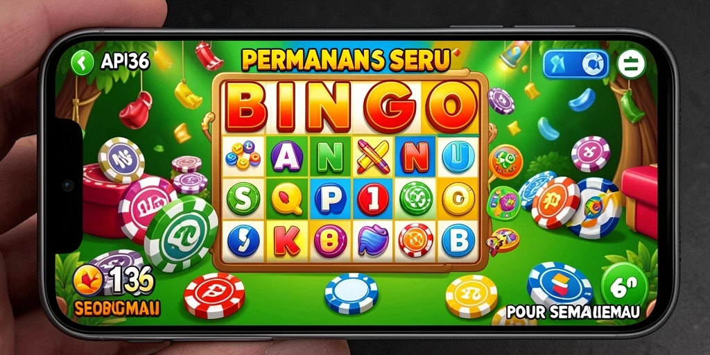 Tampilan gameplay API36 yang seru dalam permainan Bingo.