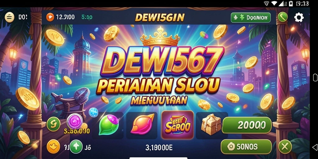 Tampilan gameplay slot DEWI567 yang menarik dan interaktif.