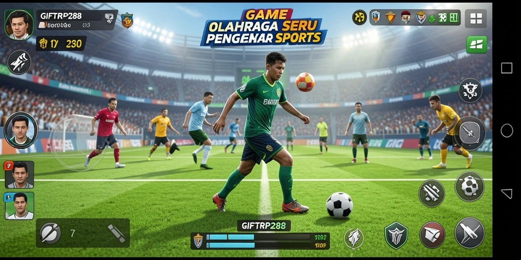 Tampilan gameplay yang mendebarkan di GIFTRP288.